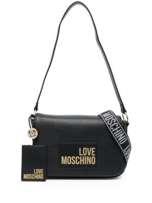 Trykt veske Love Moschino svart