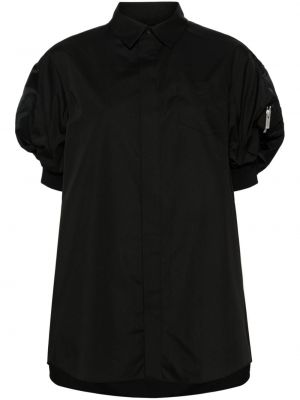 Mini obleka Sacai črna