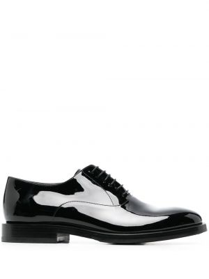 Pantofi oxford din piele Brunello Cucinelli negru