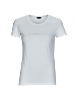 Koszulka z krótkim rękawem Emporio Armani Underwear biała