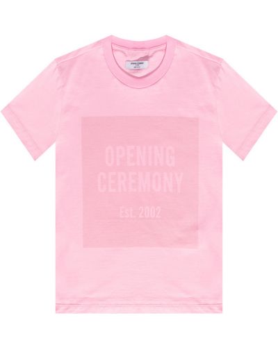 T-shirt Opening Ceremony, różowy