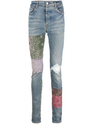 Distressed skinny jeans Amiri blau