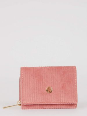 Semišová peněženka Defacto růžová