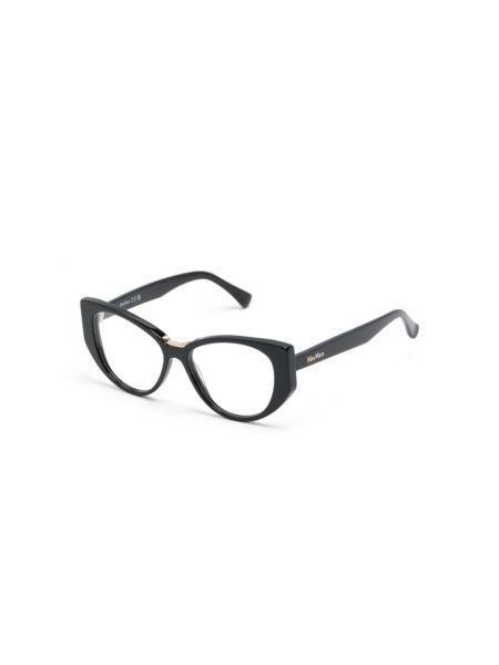 Czarne okulary korekcyjne Max Mara