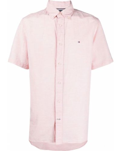 Camicia a righe Tommy Hilfiger rosa