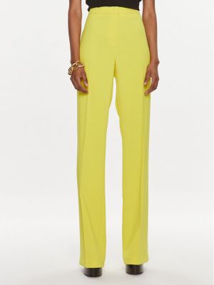 Spodnie ze stretchem Pinko żółte
