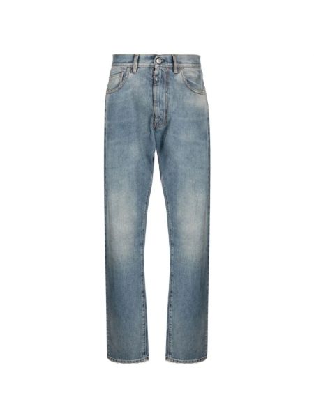 Niebieskie proste jeansy Maison Margiela
