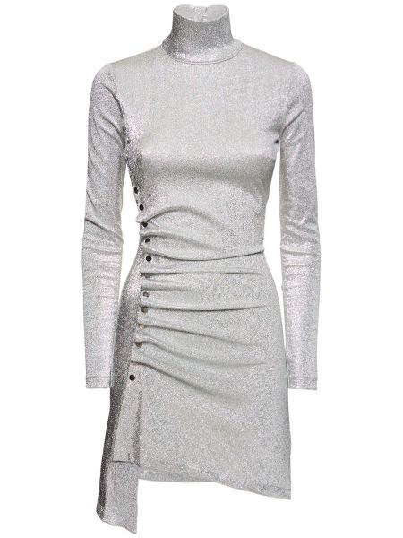 Jersey dress Rabanne sølv