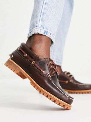 Кожаные туфли Timberland коричневые