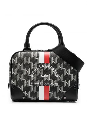 Trykt shoppingbag Karl Lagerfeld svart