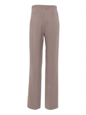 Rovné kalhoty Styland fialové