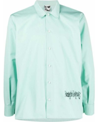 Siuvinėta marškiniai Gr10k žalia