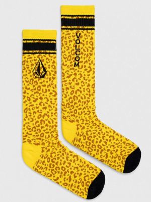 Чорапи Volcom жълто