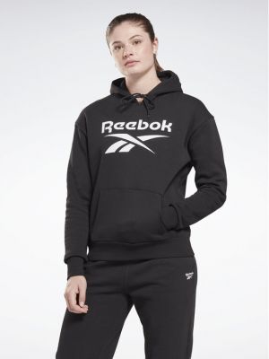 Relaxed fit sportinis džemperis Reebok juoda