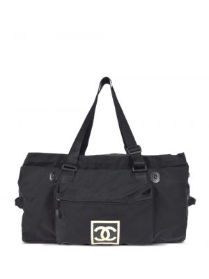 Sportovní taška Chanel Pre-owned černá