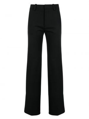 Bavlnené nohavice Victoria Beckham čierna