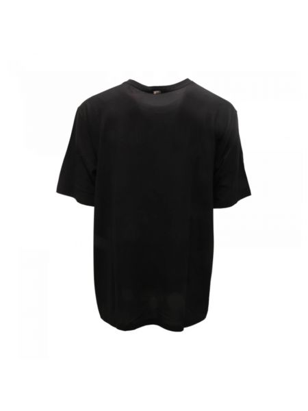 Camiseta de tela jersey de crepé Herno negro