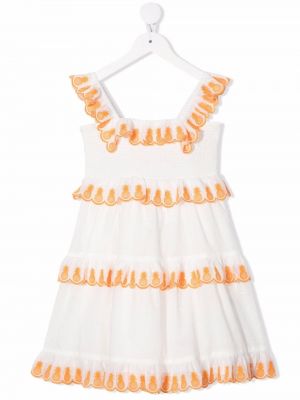 Dress for jenter Zimmermann Kids hvit