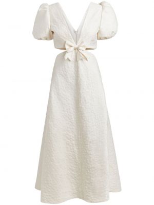 Миди рокля Markarian бяло