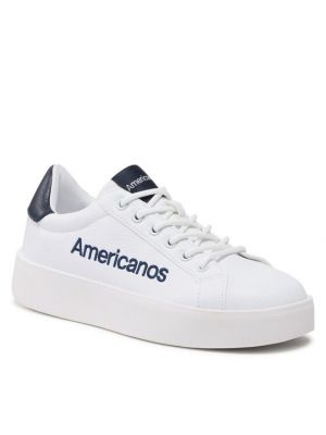 Αθλητικό sneakers Americanos λευκό