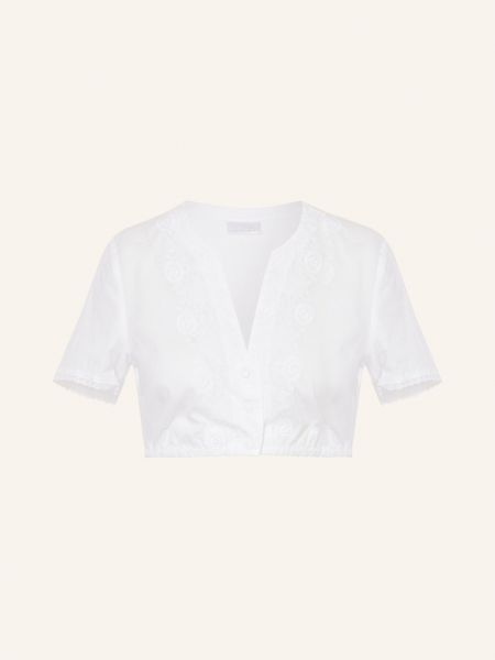 Bluzka koronkowa Waldorff biała