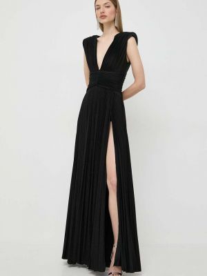 Чорна довга сукня Elisabetta Franchi