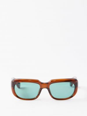 Солнцезащитные очки sartet прямоугольной формы из ацетата Jacques Marie Mage коричневый