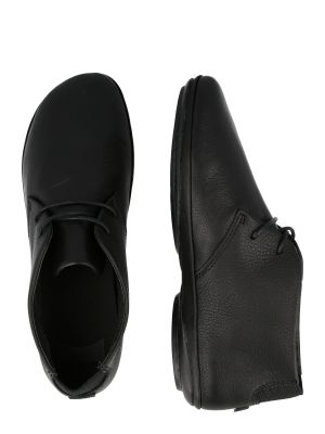 Čipkované šnurovacie členkové topánky Camper čierna