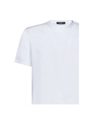 Camiseta de cuello redondo Herno blanco