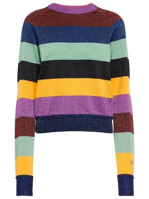 Пуловер на райета Victoria Beckham