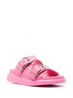 Sandale mit schnalle Alexander Mcqueen pink