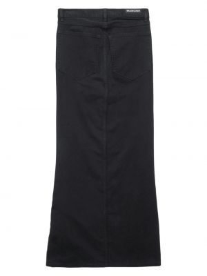 Džínová sukně Balenciaga černé