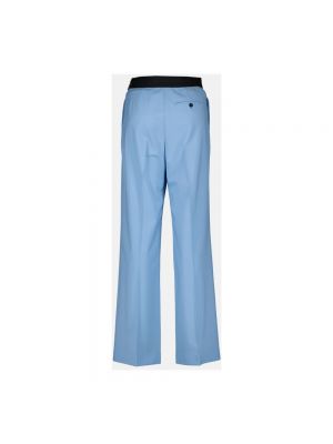 Pantalones de lana Msgm azul