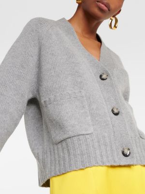 Cardigan di lana di cachemire Jardin Des Orangers grigio