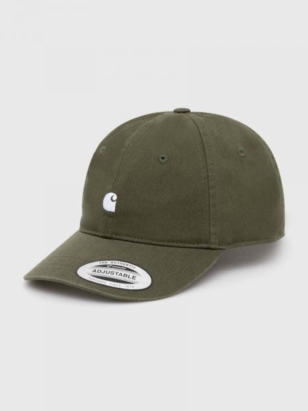 Βαμβακερό καπέλο Carhartt Wip πράσινο