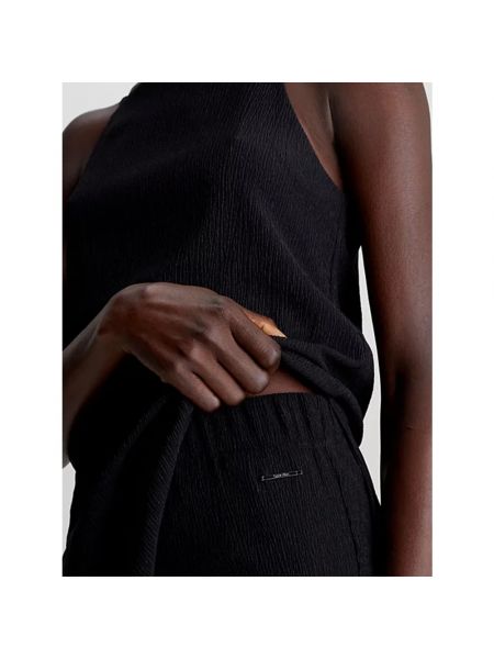 Spodnie Calvin Klein czarne
