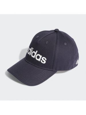 Niebieska czapka z daszkiem Adidas