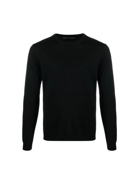 Sweter klasyczny Low Brand czarny