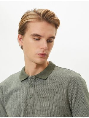 Polo marškinėliai su sagomis trumpomis rankovėmis Koton