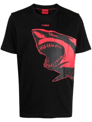 T-shirt Hugo svart