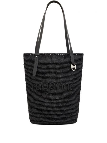 Τσάντα shopper με κέντημα Rabanne