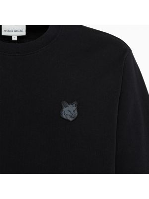 Camisa de algodón Maison Kitsuné negro