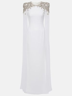 Vestido largo de cristal Jenny Packham blanco