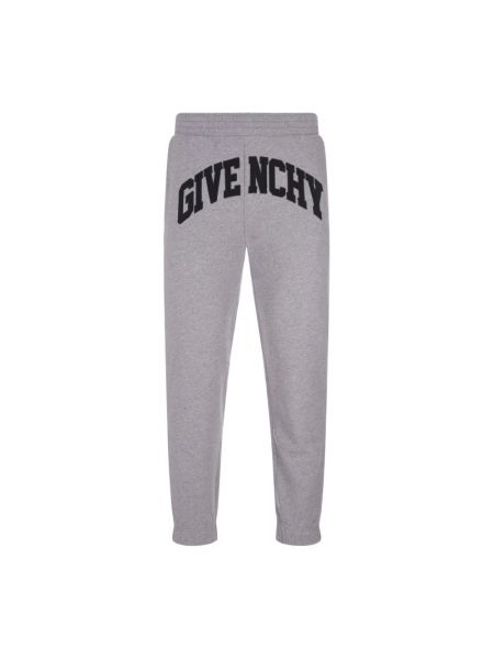 Spodnie sportowe bawełniane Givenchy szare