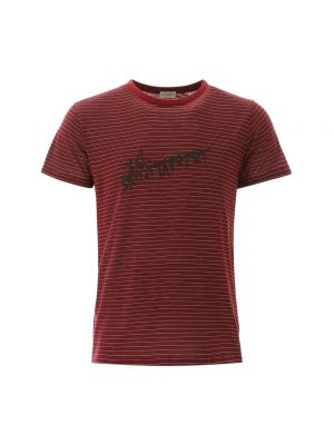 Koszulka Saint Laurent czerwona