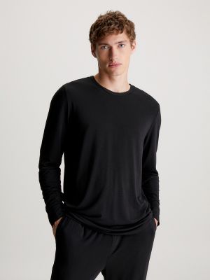Sudadera de modal Calvin Klein negro