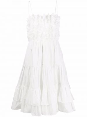 Ruffle dress Msgm hvit