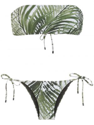 Bikini con estampado Osklen verde