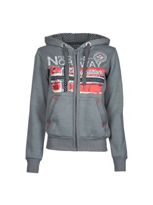 Mikina Geographical Norway sivá