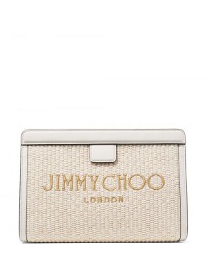 Чанта тип „портмоне“ Jimmy Choo бежово